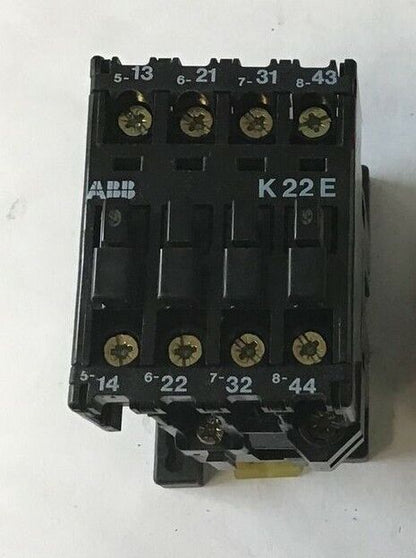 ABB K22-N CONTROL RELAY 2N0-2NC 24V 60/50HZ K22E