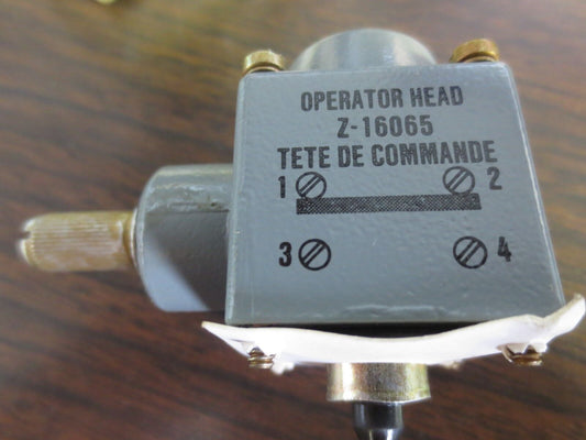 ALLEN-BRADLEY Z-16065 OPERATING HEAD ASSEMBLY - BULLETIN 802T - NEW SURPLUS