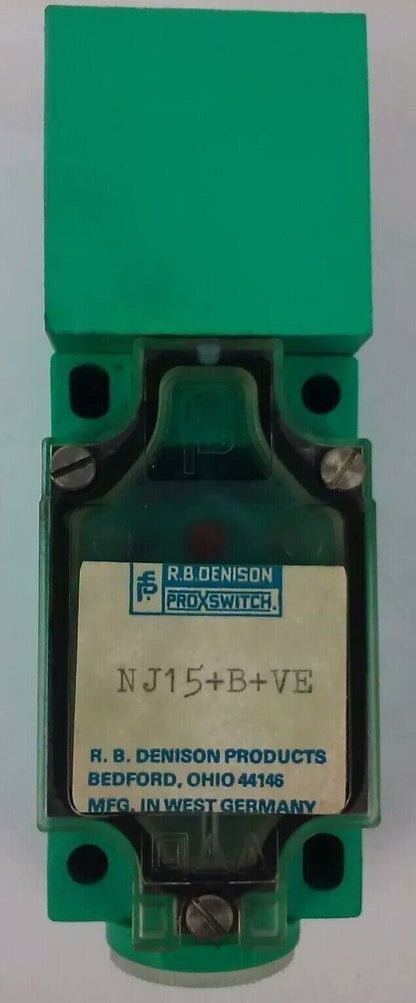 R.B.DENISON NJ15+B+VE, METAL SENSING & CAPACITIVE PROXIMITY LIMIT SWITCH,BUL.900