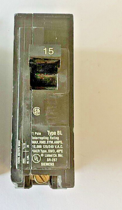 SIEMENS B120(2X) AND B115(1X) CIRCUIT BREAKER TYPE BL 120/240VAC***LOTOF2***
