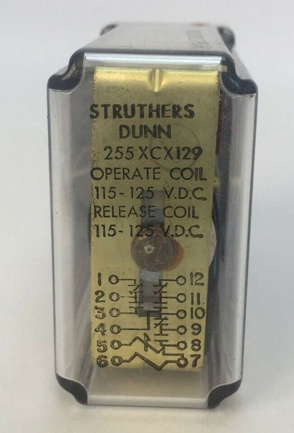 STRUTHERS-DUNN 255XCX129 RELAY 115-125VDC