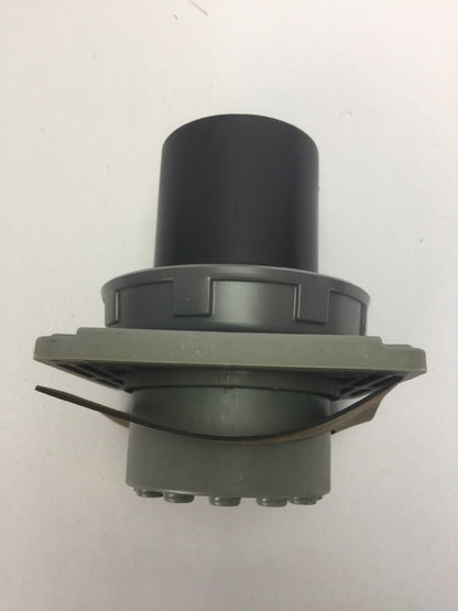HUBBELL 4100B5W PIN & SLEEVE WATERTIGHT INLET 100A 600VAC 3 POLE 4 WIRE GROUNDIN