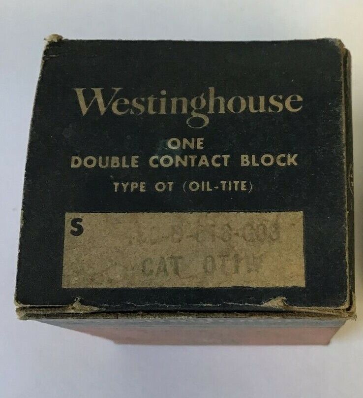 WESTINGHOUSE OT1W DOUBLE CONTACT BLOCK****LOTOF2****