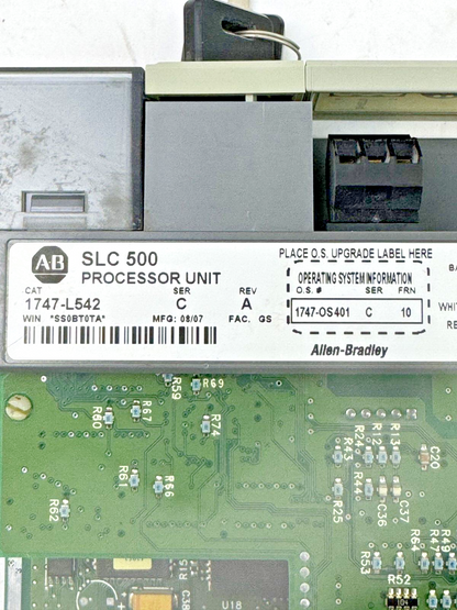 ALLEN-BRADLEY - 1747-L542 SER. C REV. A FRN: 10 -SLC 500 CPU PROCESSOR