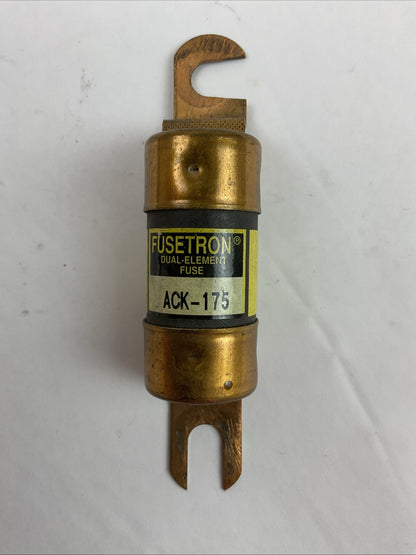FUSETRON ACK-175 DUAL-ELEMENT FUSE 175A (LOT OF 4)