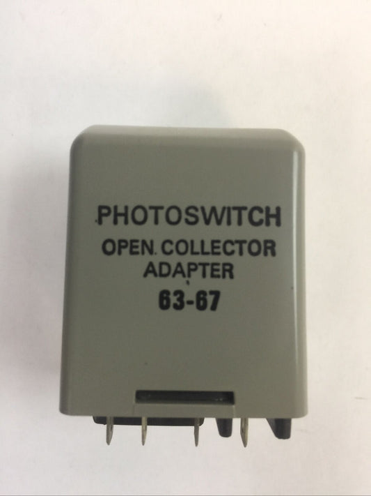 PHOTOSWITCH 63-67 SOLID STATE LOGIC OUTPUT OPEN COLLECTOR ADAPTER