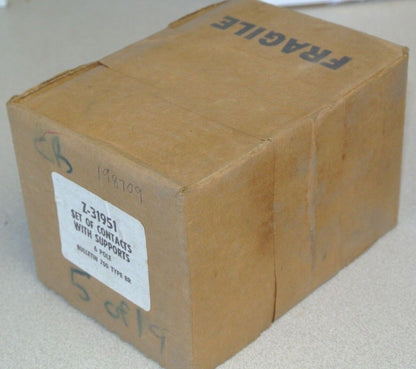 ALLEN-BRADLEY Z-31951 / SET of CONTACTS w/ SUPPORT / 6 POLE / NEW SURPLUS