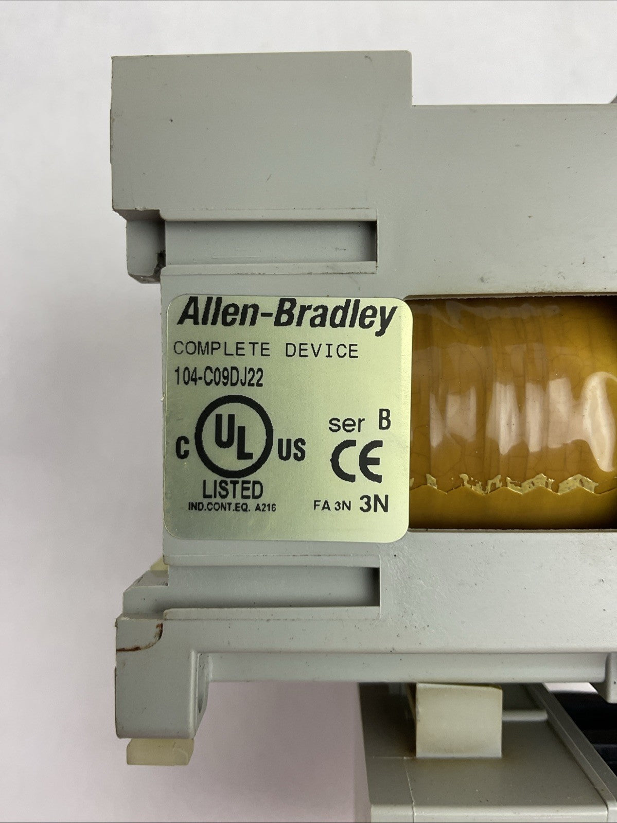 ALLEN BRADLEY 104-C09DJ22 REVERSING STARTER (100-C09*10 + 193-ED1CB 1.0-5.0A)