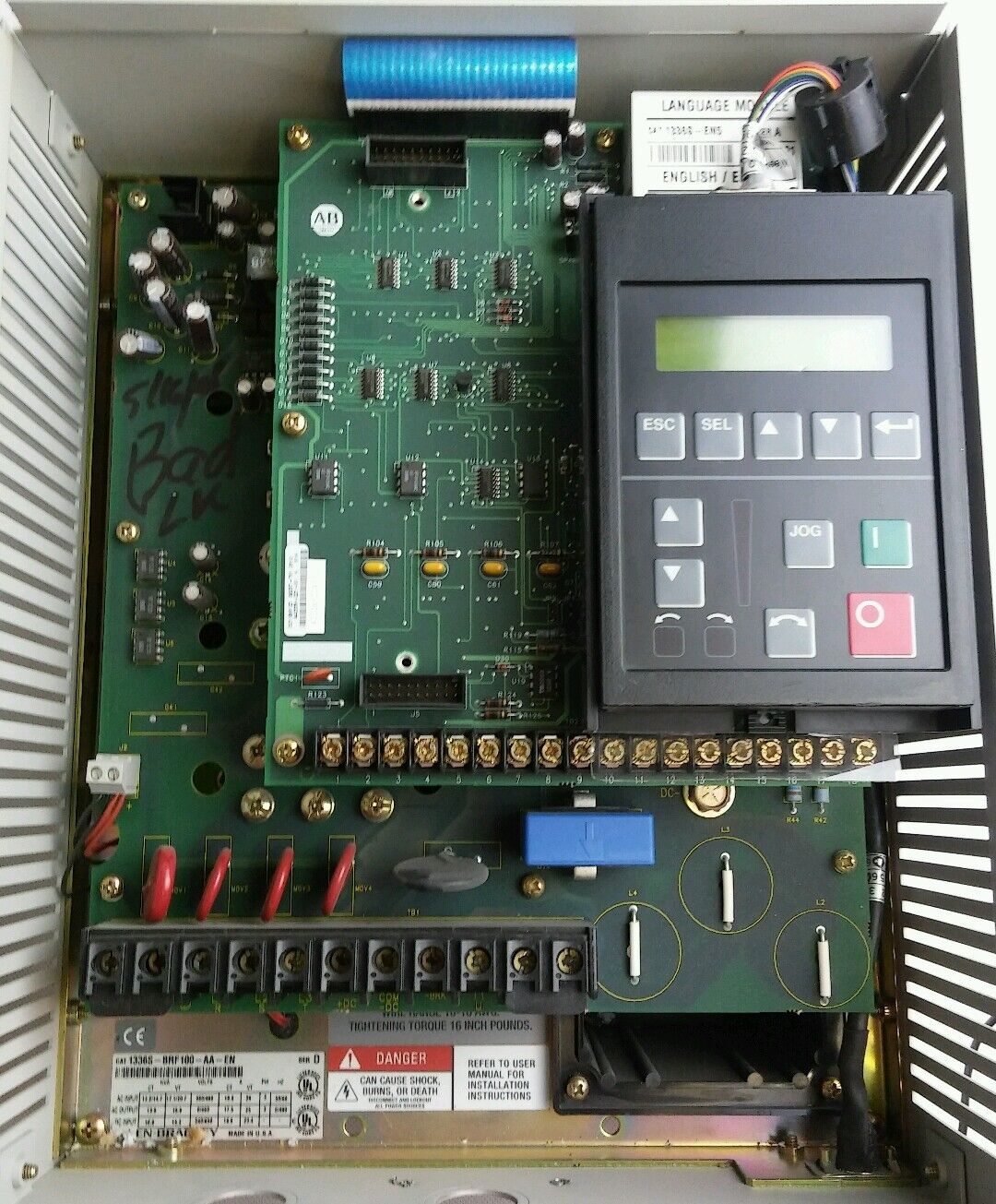 USED ALLEN-BRADLEY DRIVE 1336S-BRF100-AA-EN SER D