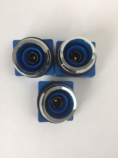 GOULD H33PR2 PILOT LIGHT BASE 120V 50/60HZ (LOT OF 3)