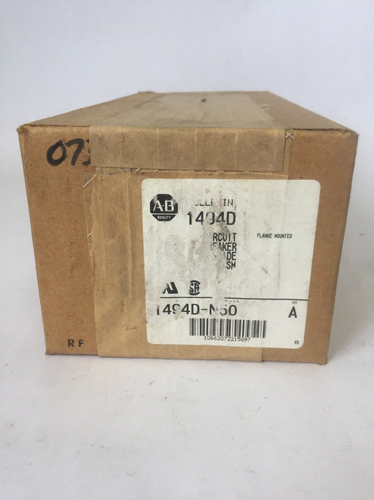 ALLEN BRADLEY 1494D-N50 CIRCUIT BREAKER SLIDE MECHANISM FLANGE MOUNTED