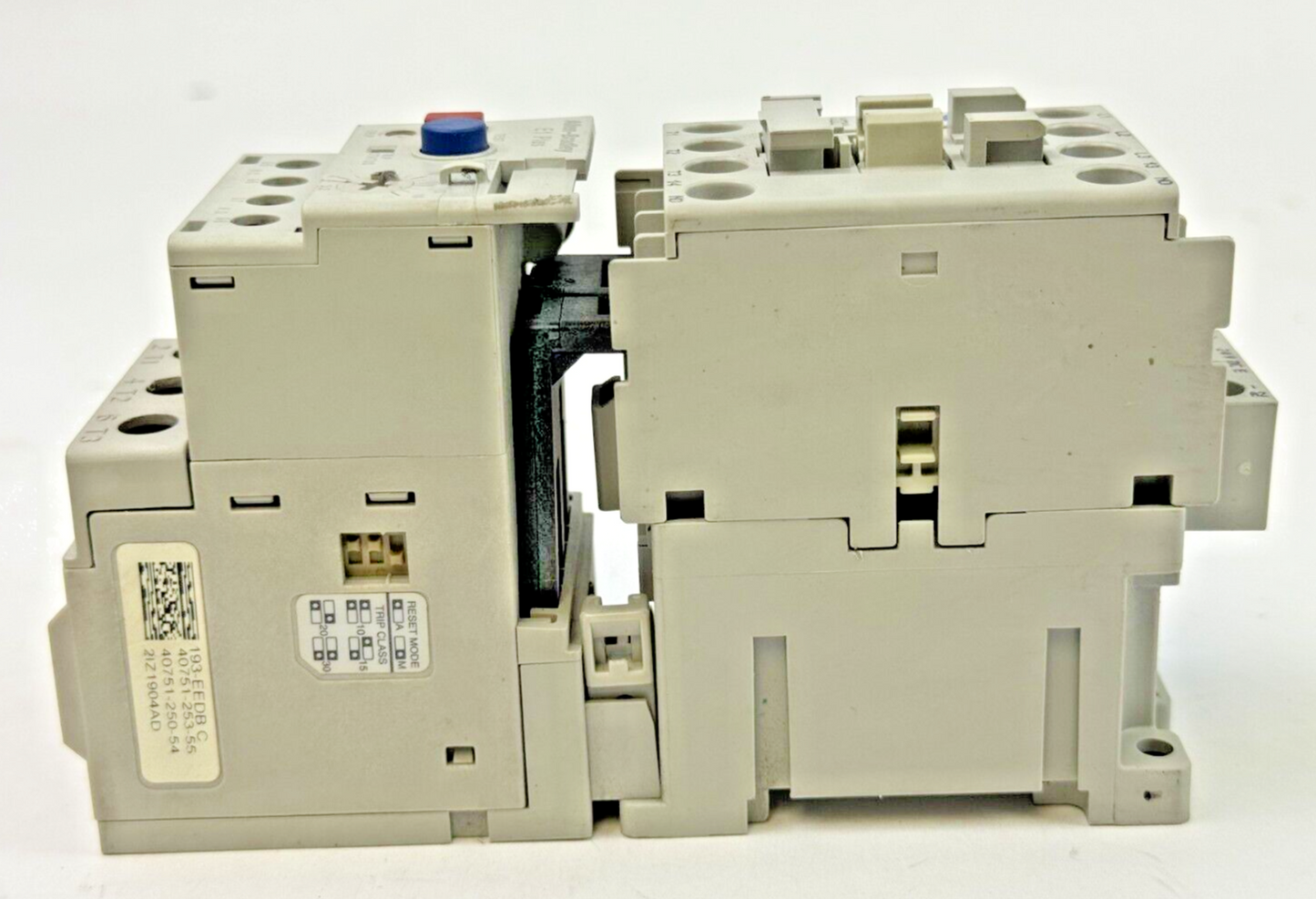 ALLEN BRADLEY - 300-AOE*930 SER. C & 193-EEDB SER. C - 600VAC 18A 3PH COIL 24VDC