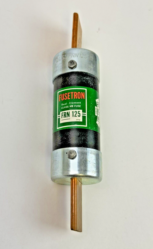 BUSSMANN FRN125 DUAL ELEMENT TIME DELAY CLASS K5 FUSE 125AMP 250VAC
