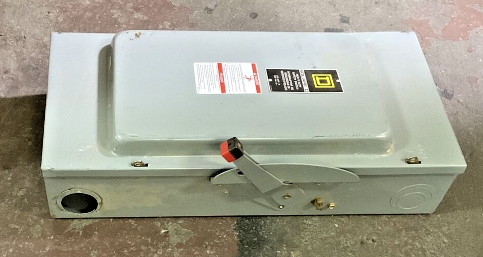 SQUARE D H364 SAFETY SWITCH SER.E2 200A TYPE 1 600VAC/DC 3PH