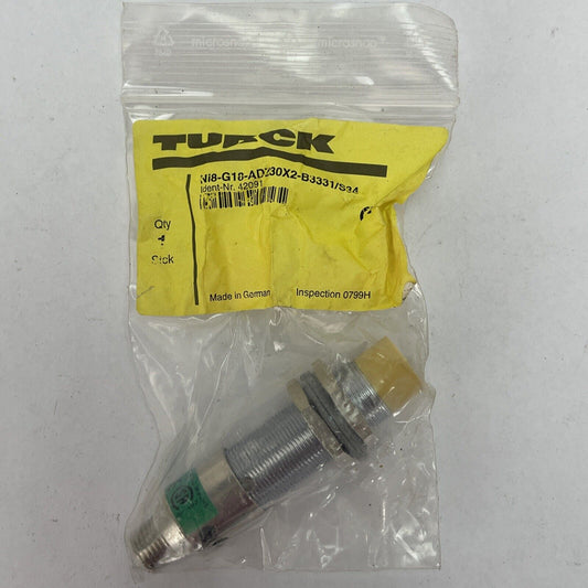 TURCK Ni8-G18-ADZ30X2-B3331/S34 PROXIMITY SENSOR 20...250VUC:3...400mA