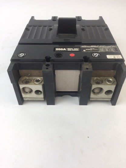 GE TJJ426200WL J-400 CIRCUIT BREAKER 200 AMP 600VAC 250VDC 2 POLE