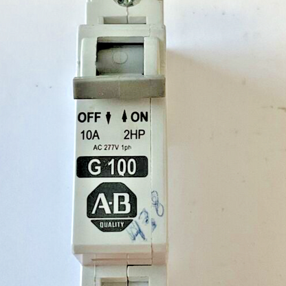 ALLEN BRADLEY 1492-CB1G100 CIRCUIT BREAKER 10A 2HP SER.C ***LOTOF4***