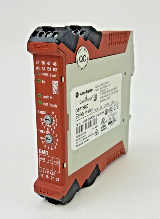 ALLEN-BRADLEY - 440R-EM4R2D SER. A - GUARDMASTER SAFETY RELAY - GSR EMD - 24VDC