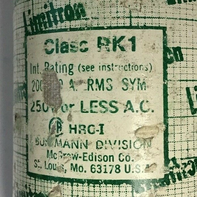 LIMITRON KTN-R 400 CLASS RK1 400AMP FUSE 250VAC****LOTOF3****