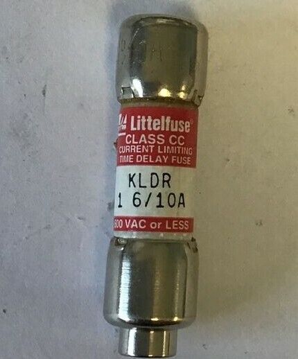 LITTELFUSE KLDR 1 6/10A FUSE 600VAC CLASS CC 1 6/10AMP ***LOTOF4***