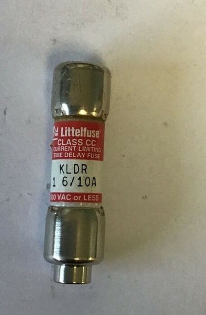 LITTELFUSE KLDR 1 6/10A FUSE 600VAC CLASS CC 1 6/10AMP ***LOTOF4***