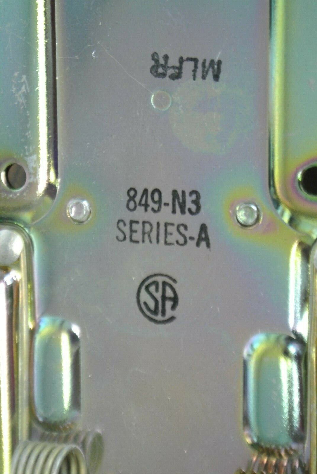 ALLEN-BRADLEY 849-N3 INSTANTANEOUS AUXILIARY CONTACTS TIMING RELAY / NEW SURPLUS