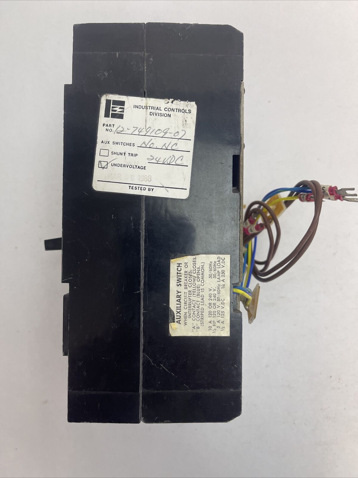 SQUARE D KHL3615017DC1616 THERMAL-MAGNETIC CIRCUIT BREAKER 150AMP 600VDC 3POLE