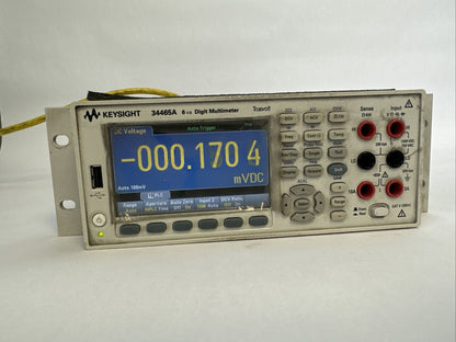 KEYSIGHT 34465A 6 1/2 DIGITAL MULTIMETER TRUEVOLT 100/120/220/240VAC