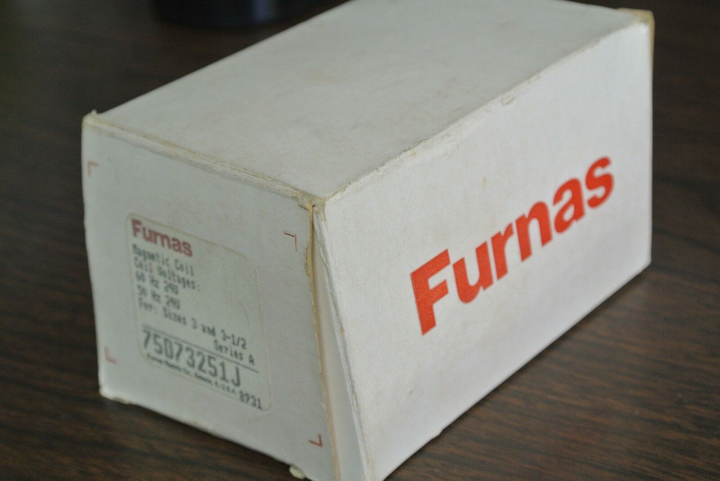 FURNAS 75D73251J MAGNETIC COIL 24V, 50/60Hz - for SIZE 3 & 3-1/2 - NEW SURPLUS