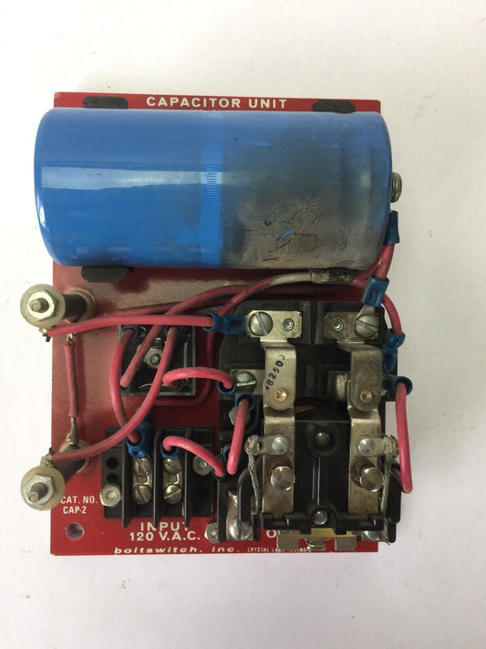 BOLTSWITCH CAP-2 CAPACITOR UNIT INPUT 120VAC