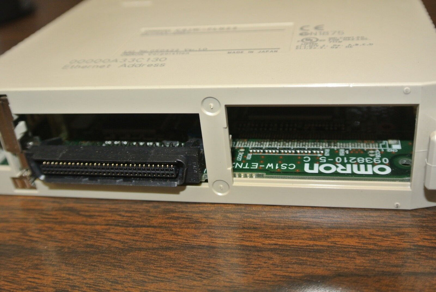 OMRON CS1W-FLN22 / FL-NET UNIT / ETHERNET MODULE / FOR PARTS