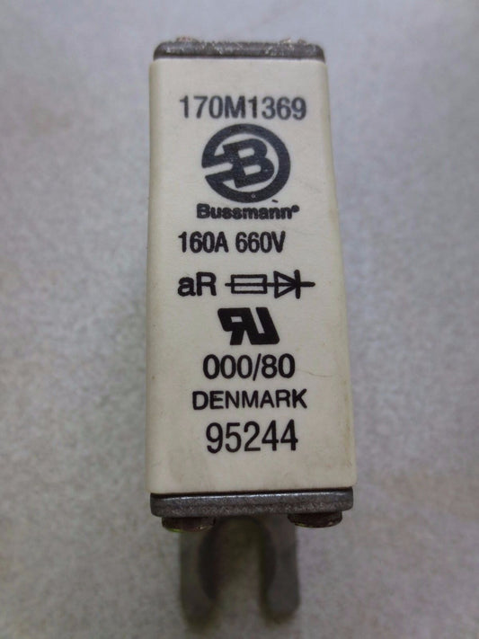 BUSSMANN 170M1369 SEMICONDUCTOR SQUARE BODY FUSE - 160A, 660V