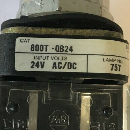 ALLEN BRADLEY 800T-QB24  PUSH BUTTON 24VAC/DC SERIES T