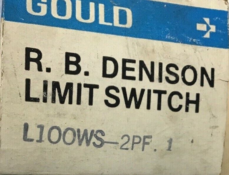 GOULD L100WS2PF R.B. DENISON LIMIT SWITCH CONTACT 1