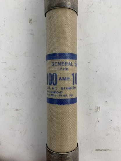 General Electric GF6B100 100A 600V Fuse "Lot of 3"