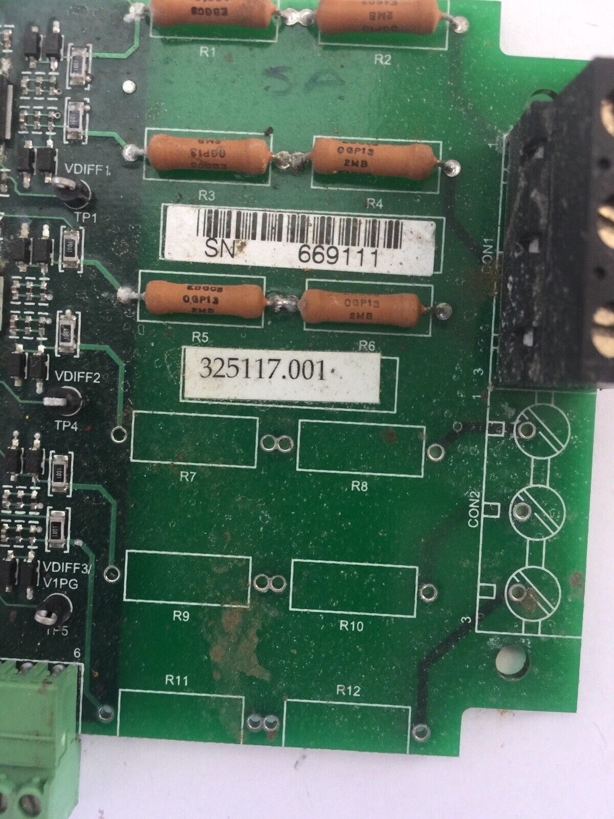 UNICO 325117.001 CIRCUIT BOARD 402-792 ECL 1