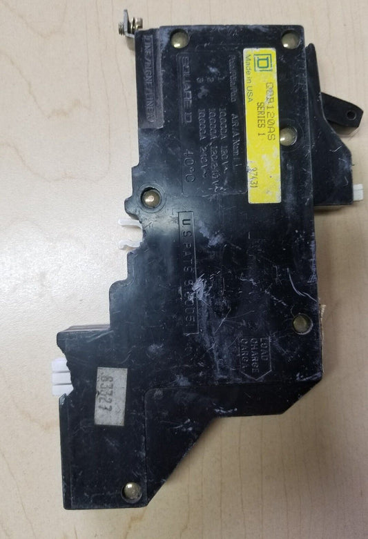 SQUARE D QOB120AS 1P 20A 120V PowerLink Circuit Breaker