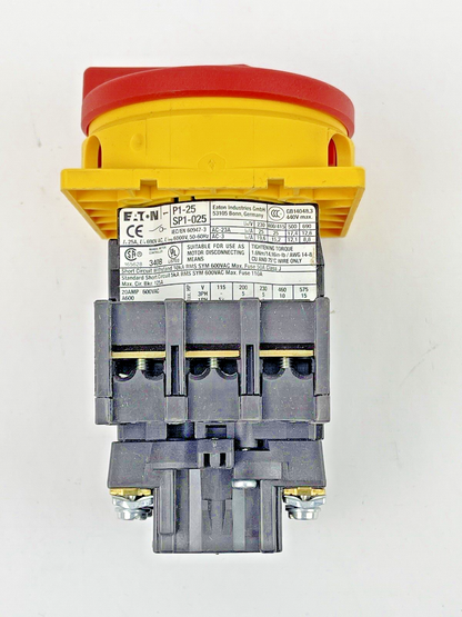 EATON MOELLER P1-25/EA/SVB MAIN/ DISICONNECT SWITCH