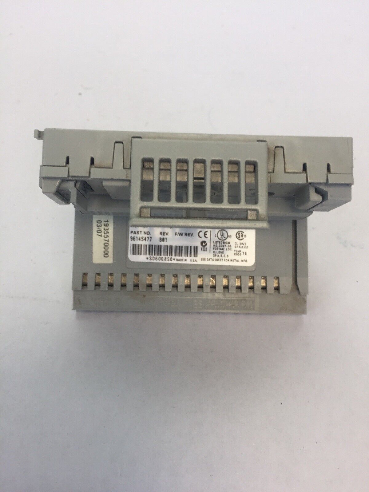 ALLEN BRADLEY 1794-TB3 FLEX I/O TERMINAL BLOCK SER A REV B01 5VDC 640mA