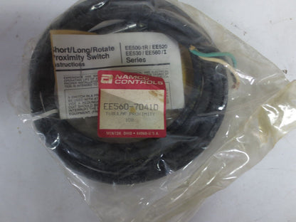 NAMCO CONTROLS EE560-70410 TUBULAR PROXIMITY SENSOR - NEW SURPLUS in SEALED BAG