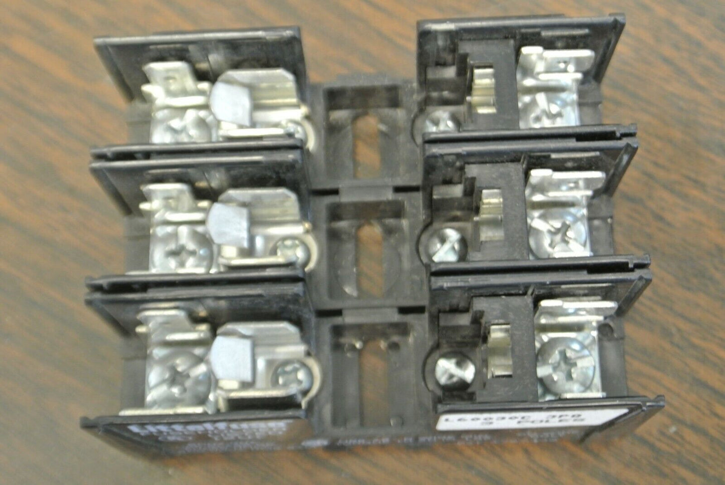 LITTELFUSE L60030C 3PQ CLASS CC FUSE HOLDER / FUSE BLOCK 600V, 30A / NEW SURPLUS