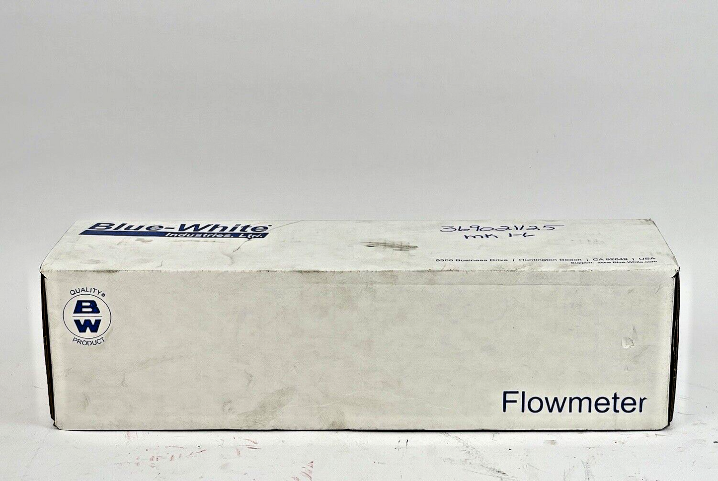 BLUE-WHITE INDUSTRIES - F-452N BWI - F-452130LHN -FLOWMETER SIL FREE - STAINLESS