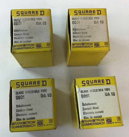 SQUARE D 9001 DA 10 CONTACT BLOCK ***LOTOF4***