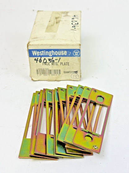 WESTINGHOUSE *BOX OF 13* - 1258C07G01 - FACE MOUNTING PLATES