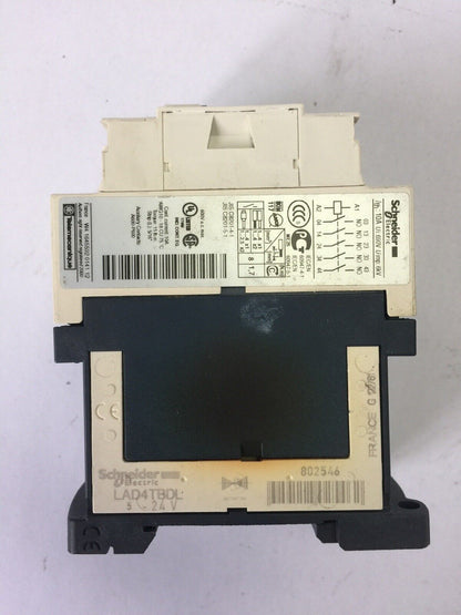 TELEMECANIQUE CAD50BD CONTACTOR 24 VDC LAD4TBDL 5-24V