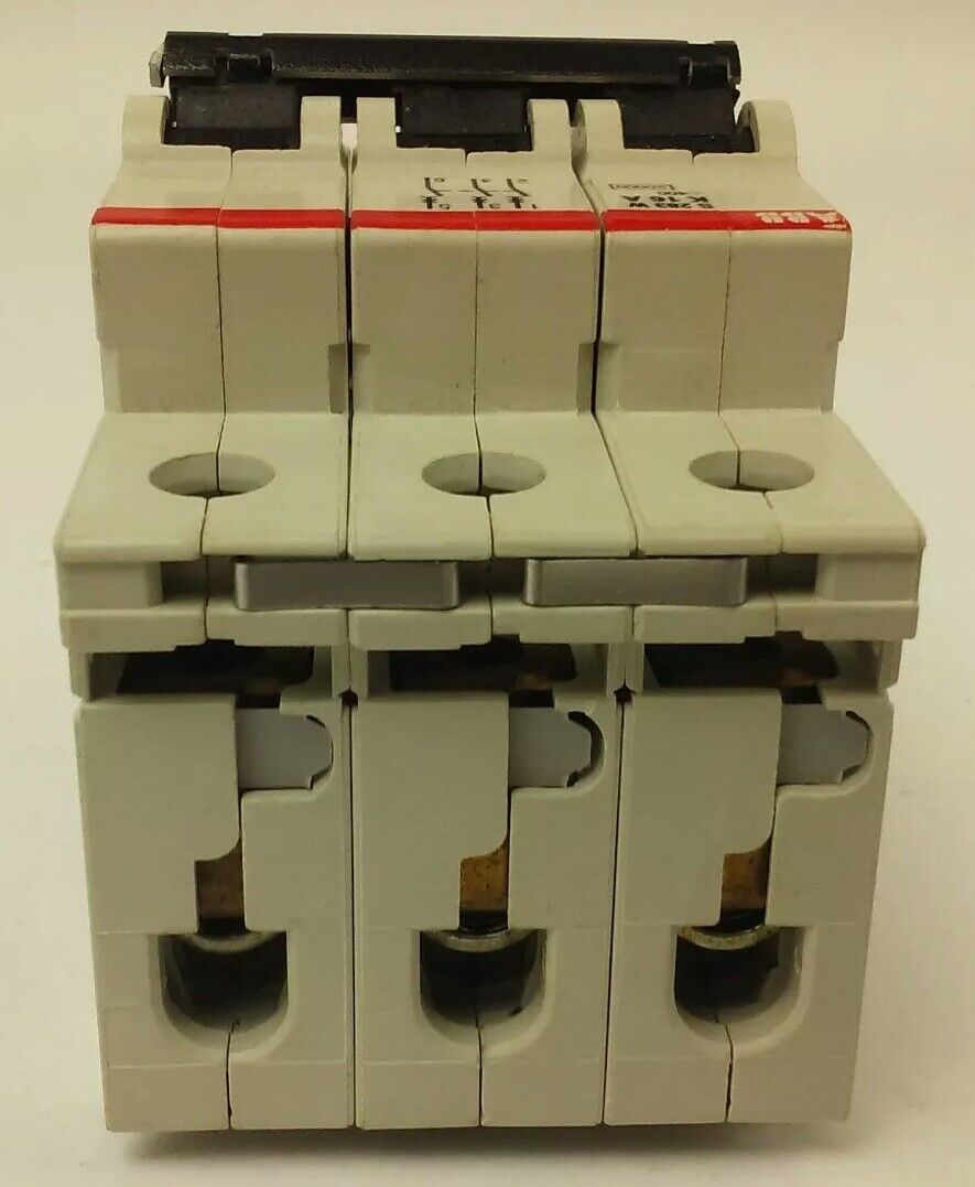 ABB, S283-K16A, CIRCUIT BREAKER, 3P, 277/480VAC,MAX 254/440, 16A, NO SCREWS, NEW