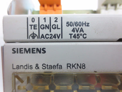 SIEMENS / LANDIS & STAEFA RKN8 UNIVERSAL VENTILATION CONTROLLER 24VAC, 4VA