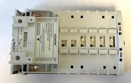 SIEMENS 75LCC024A LIGHTING CONTACTOR 24V 60HX/20V 50HZ