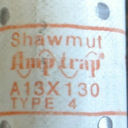 BOX of 10 SHAWMUT A13X130 SEMICONDUCTOR / RECTIFIER FUSE 130A 130VAC NEW SURPLUS