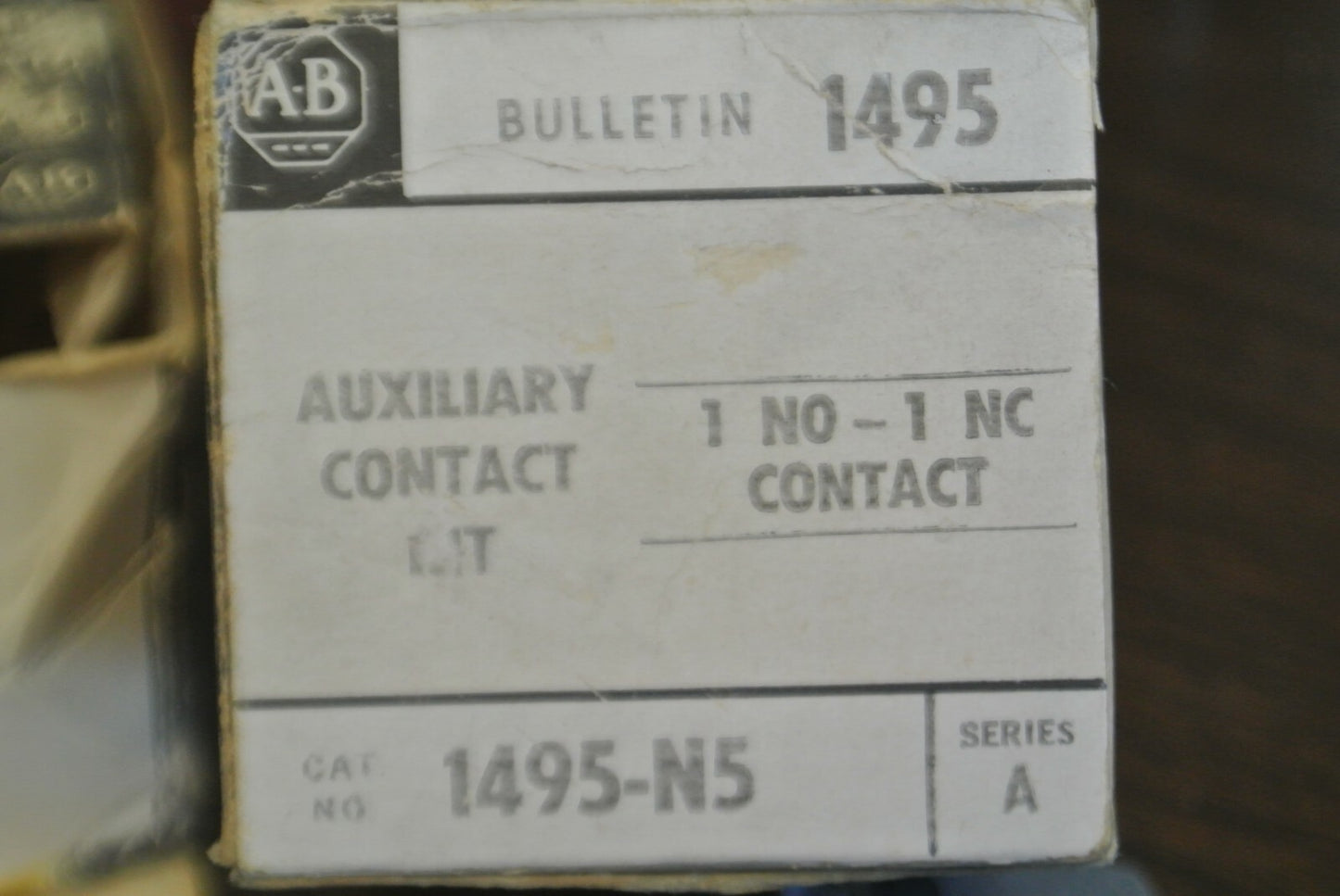 ALLEN-BRADLEY 1495-N5 AUXILIARY CONTACT KIT / 1 NO, 1 NC / NEW SURPLUS